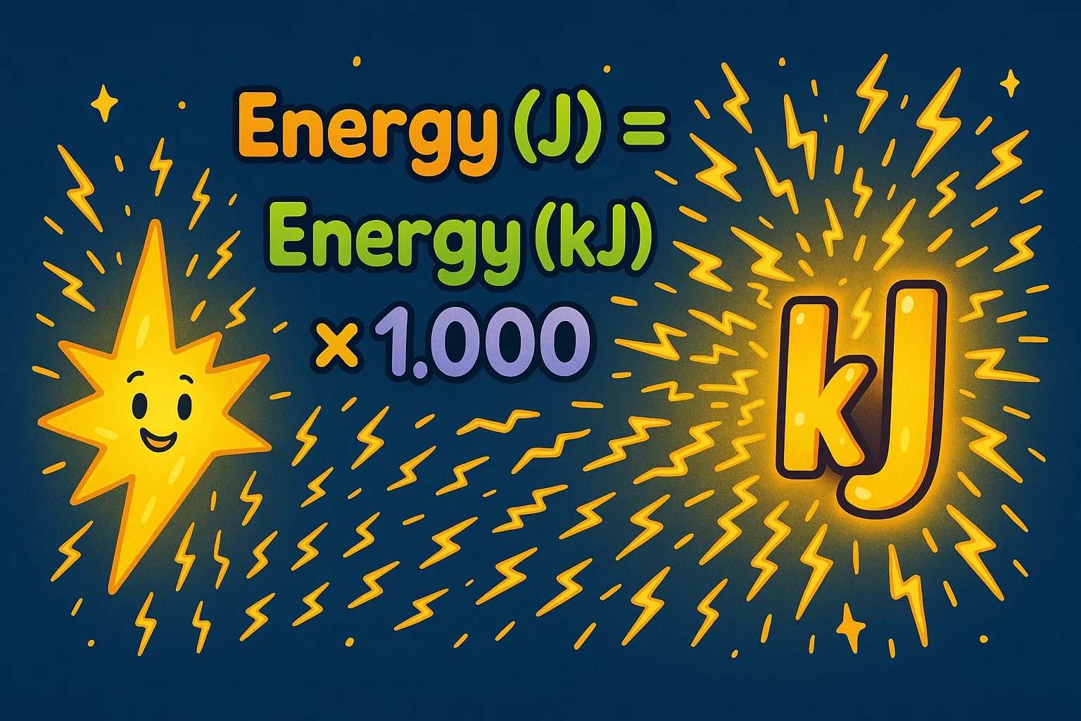 Joules to Kilojoules Converter