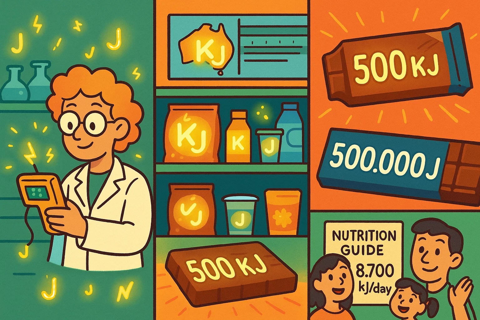 Joules to Kilojoules Converter