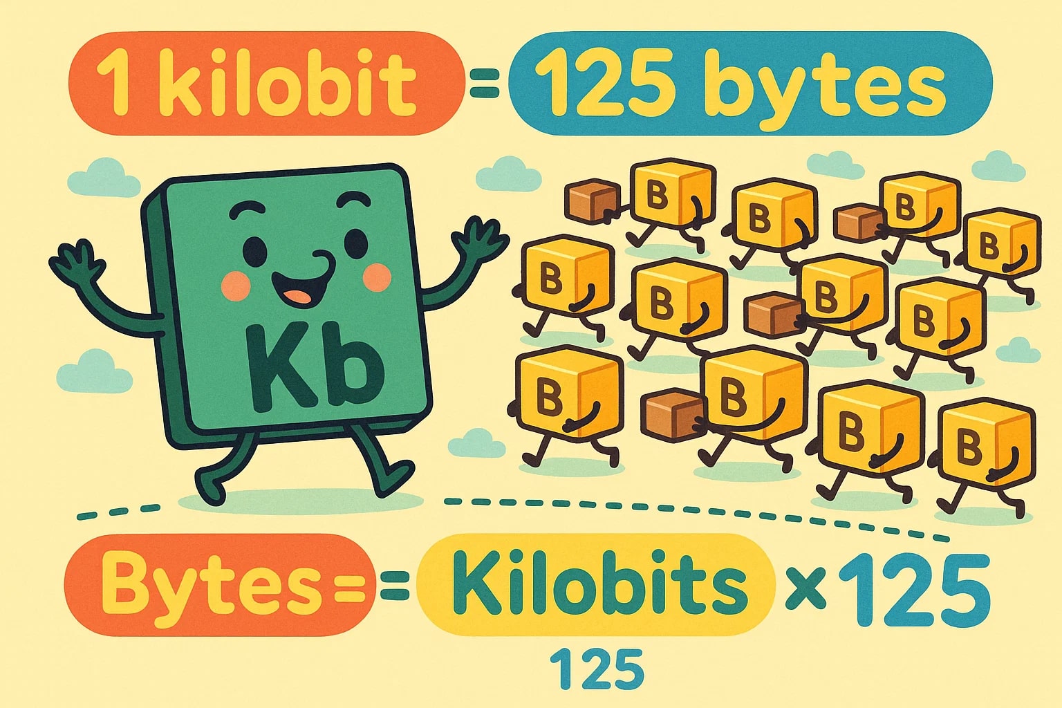 Kilobits To Bytes Converter