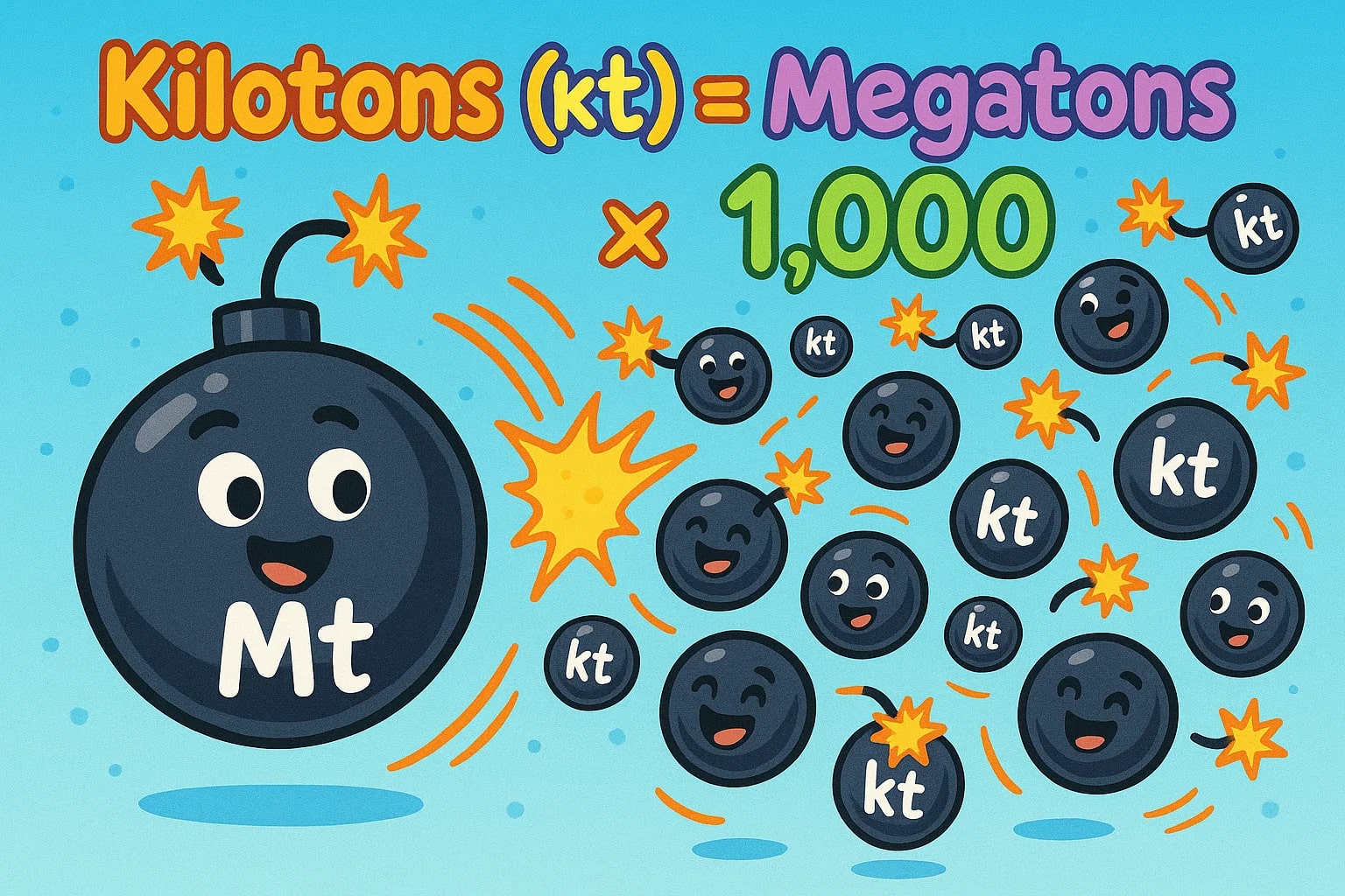 Megatons To Kilotons Converter