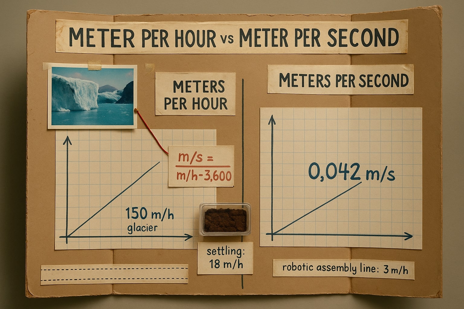 Meter per Hour to Meter per Second Converter
