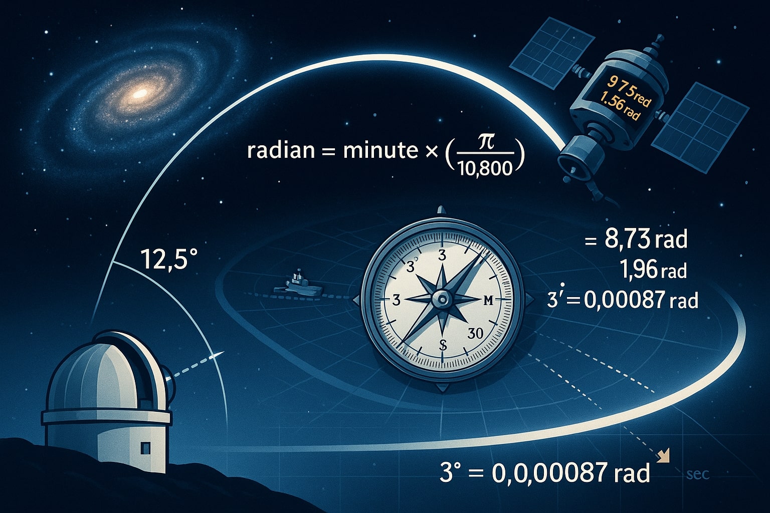 Minutes To Radians Converter