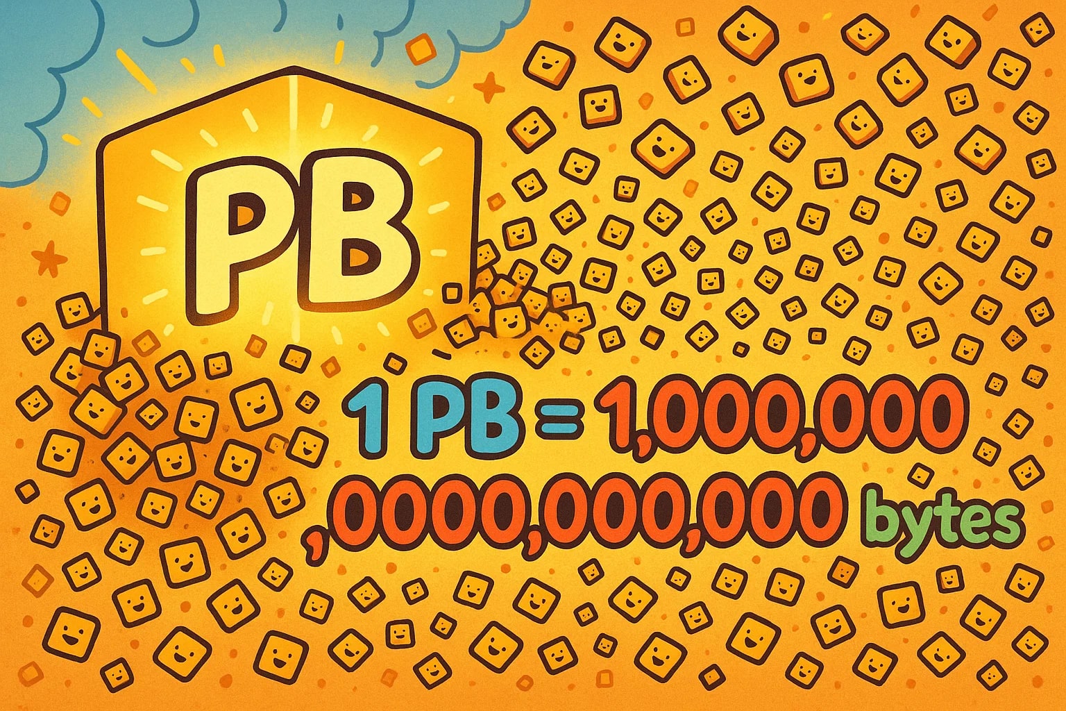 Petabytes To Bytes Converter