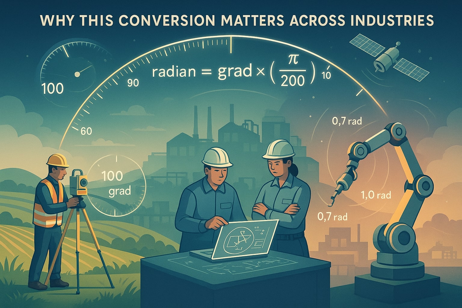 Radians To Grads Converter