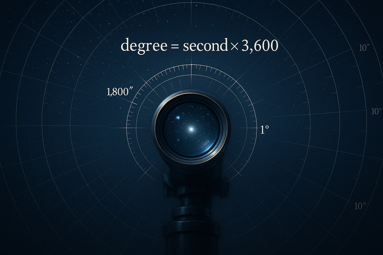 Seconds To Degrees Converter