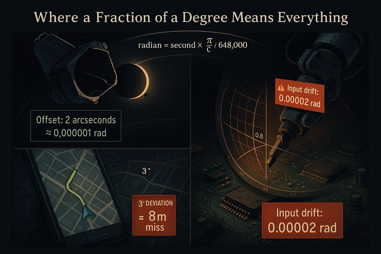 Seconds To Radians Converter