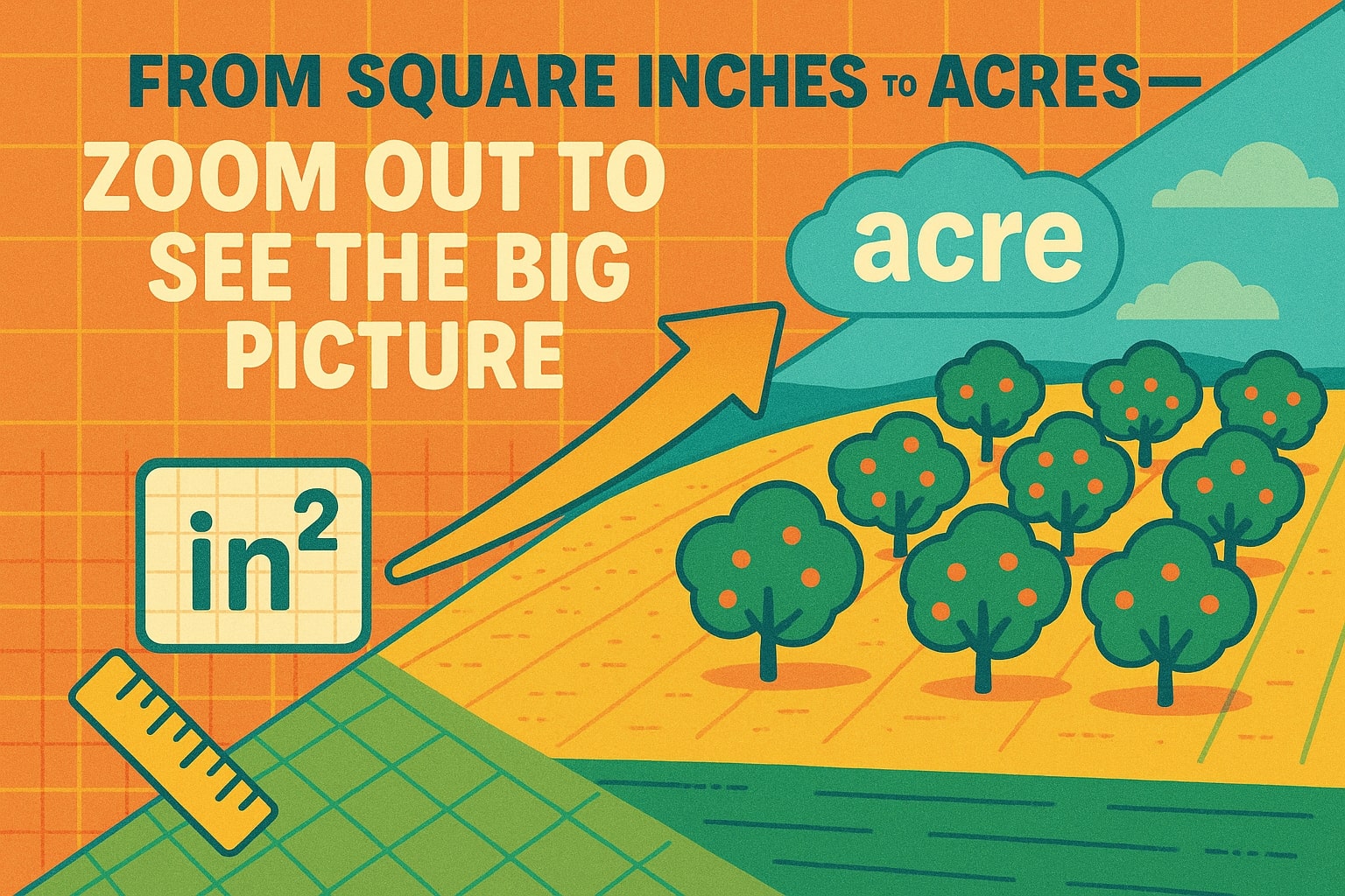 Square Inches To Acres Converter