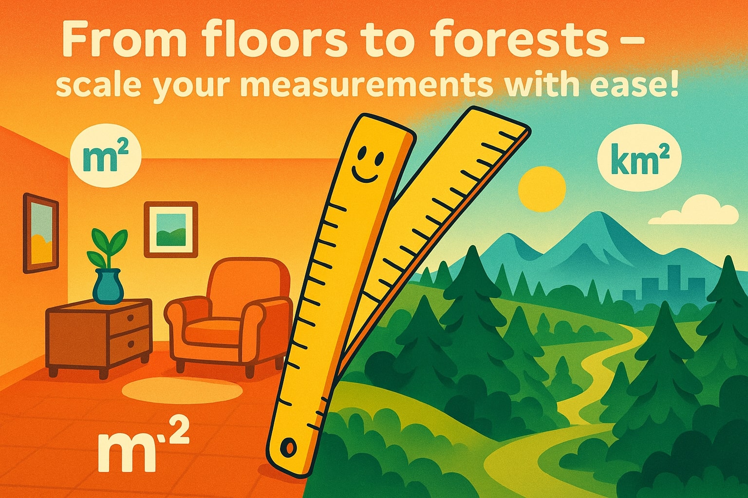 Square Meters to Square Kilometers Converter