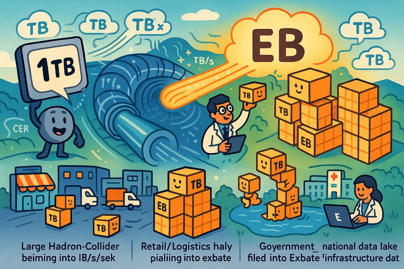 Terabytes To Exabytes Converter